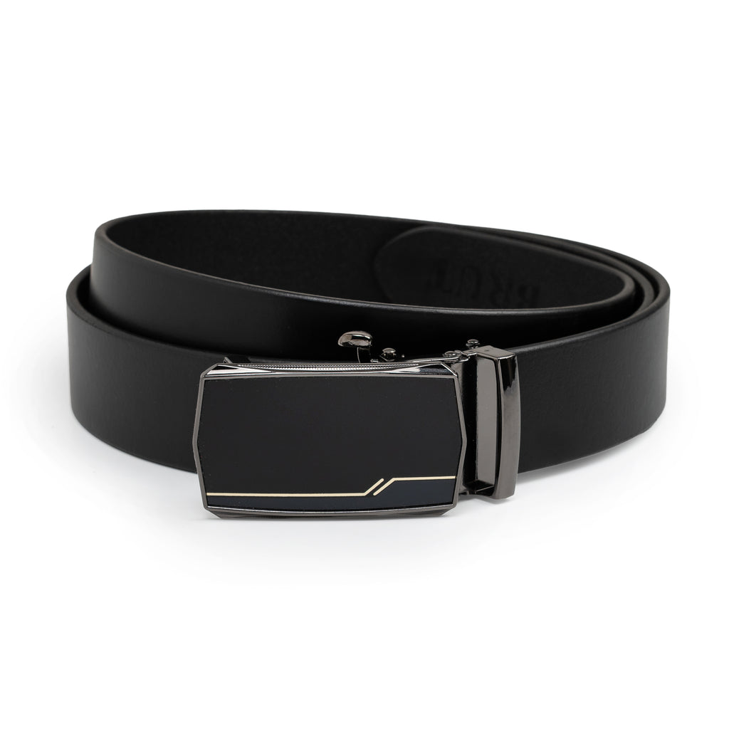 ARTHUR MMEN'S BLACK LEATHER BELT FOR MEN