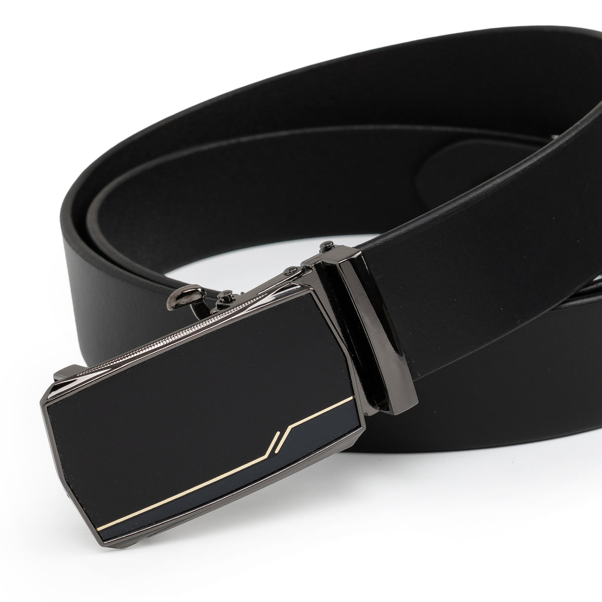 ARTHUR MMEN'S BLACK LEATHER BELT FOR MEN