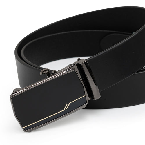ARTHUR MMEN'S BLACK LEATHER BELT FOR MEN