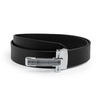 DECLAN MEN'S BLACK LEATHER BELT FOR MEN