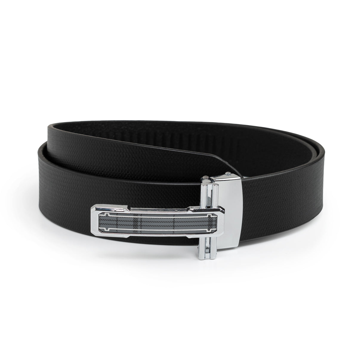 DECLAN MEN'S BLACK LEATHER BELT FOR MEN