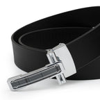DECLAN MEN'S BLACK LEATHER BELT FOR MEN