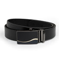 JASPER MEN'S BLACK LEATHER BELT FOR MEN