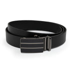 FINN MEN'S BLACK LEATHER BELT FOR MEN