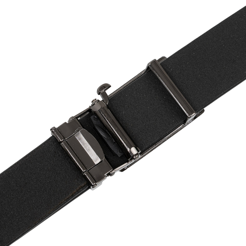 FINN MEN'S BLACK LEATHER BELT FOR MEN