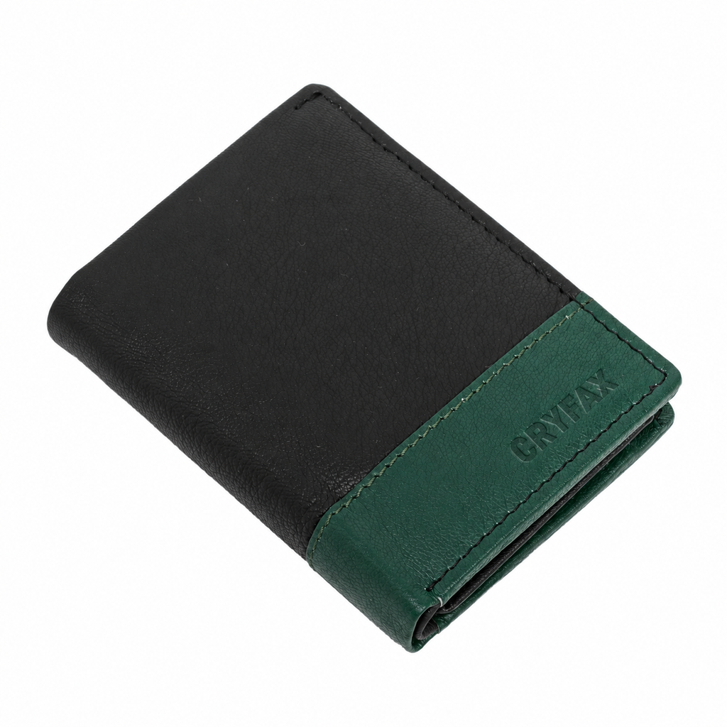 CRYFAX MARTIN PATTERN MEN'S LEATHER WALLET