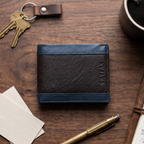 CRYFAX DUKET PATTERN MEN'S LEATHER WALLET