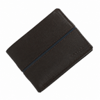 CRYFAX CENAL PATTERN MEN'S LEATHER WALLET