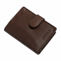 CRYFAX TONIC PATTERN MEN'S LEATHER WALLET