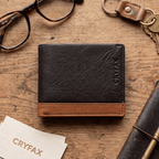 CRYFAX SOSSY PATTERN MEN'S LEATHER WALLET