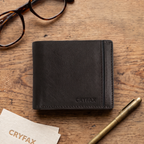 CRYFAX HEYDOR PATTERN MEN'S LEATHER WALLET