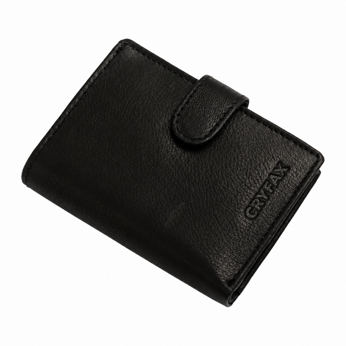 CRYFAX LETRIC PATTERN MEN'S LEATHER WALLET