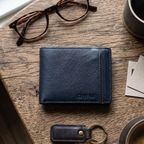 CRYFAX CITRRO PATTERN MEN'S LEATHER WALLET