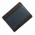 CRYFAX CARVI PATTERN MEN'S LEATHER WALLET