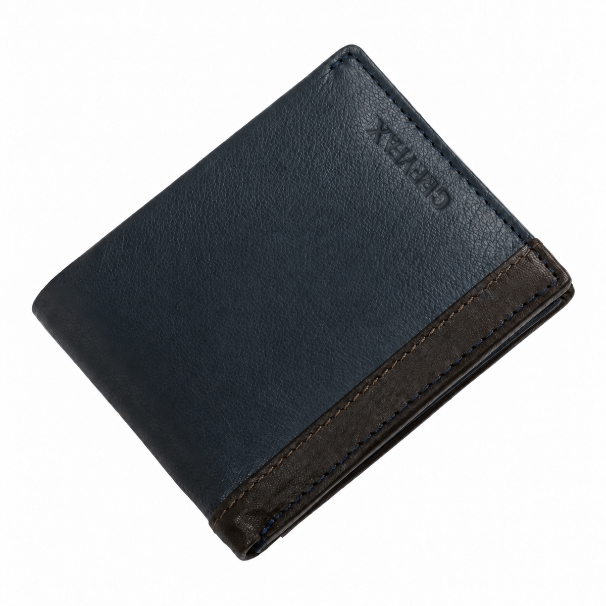 CRYFAX CIKAGO PATTERN MEN'S LEATHER WALLET