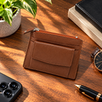 CRYFAX WIPPO PATTERN MEN'S LEATHER WALLET