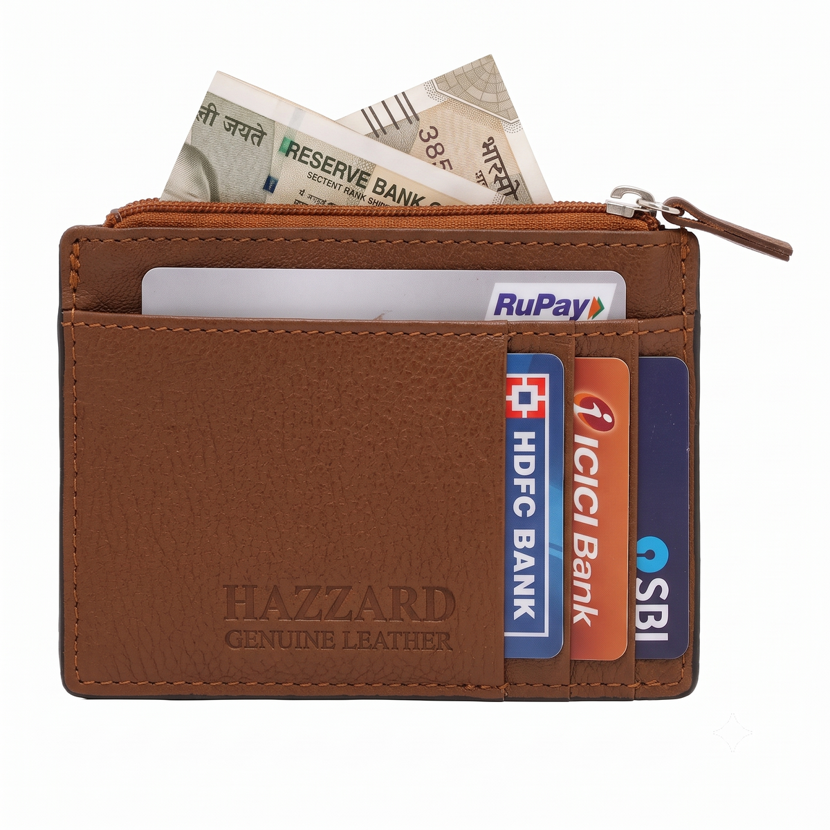 CRYFAX WIPPO PATTERN MEN'S LEATHER WALLET