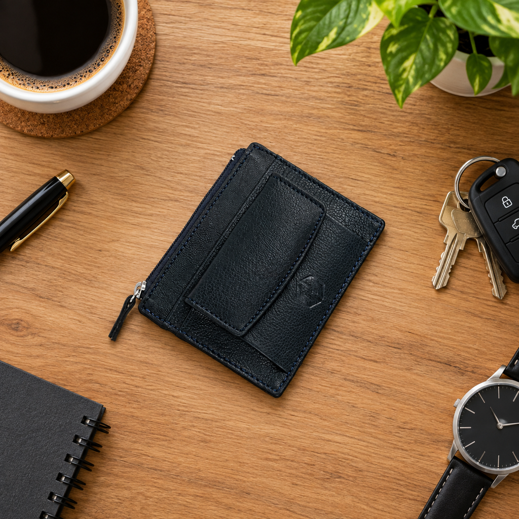 CRYFAX DARKI PATTERN MEN'S LEATHER WALLET