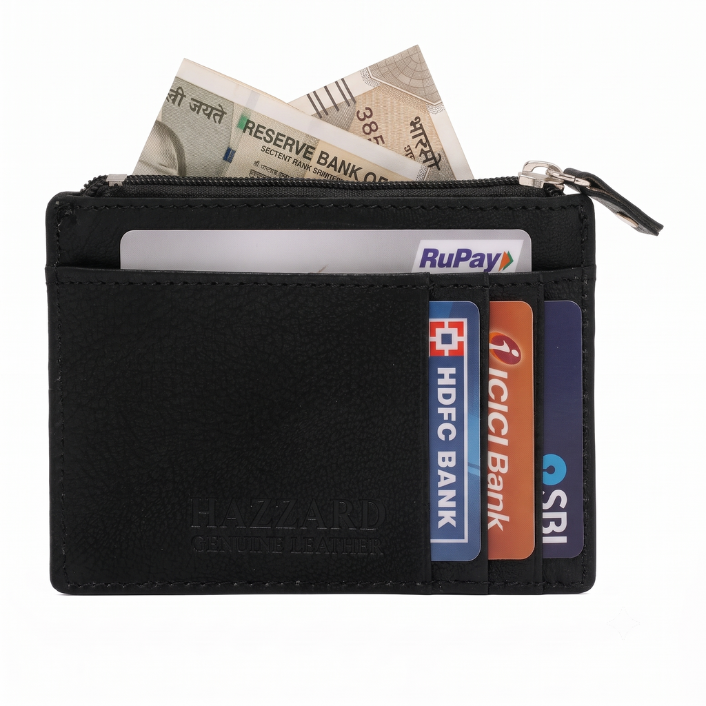 CRYFAX TOXIS PATTERN MEN'S LEATHER WALLET