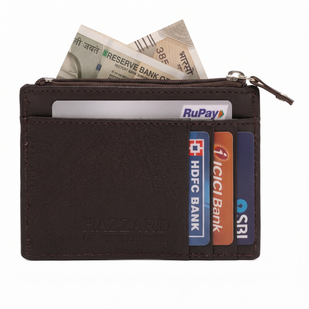 CRYFAX ZURKO PATTERN MEN'S LEATHER WALLET