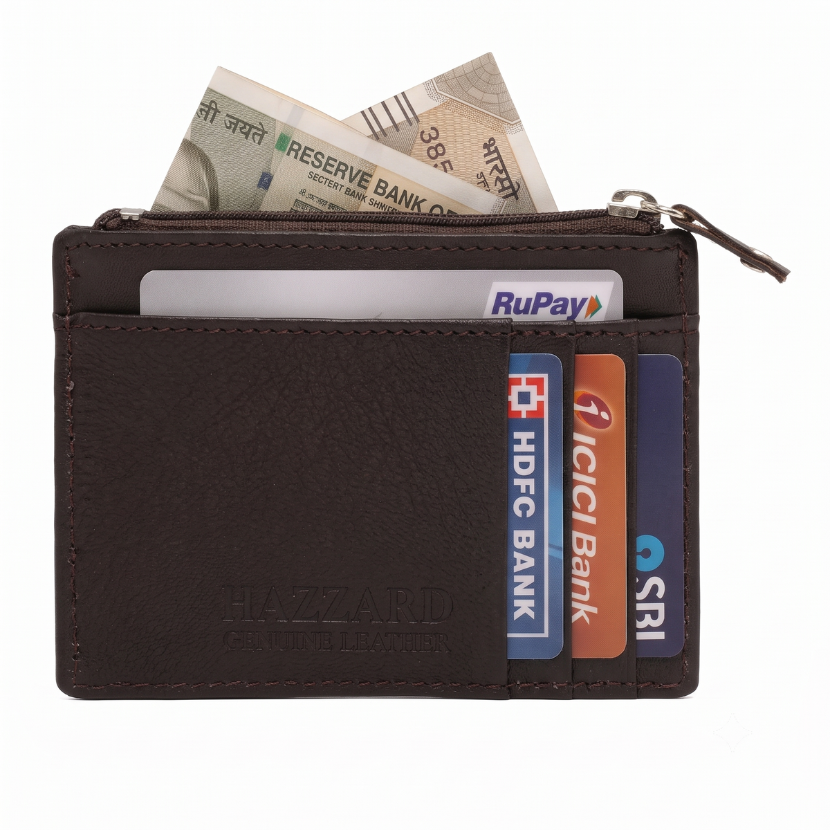 CRYFAX ZURKO PATTERN MEN'S LEATHER WALLET