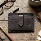 CRYFAX HIZOPSS PATTERN MEN'S LEATHER WALLET