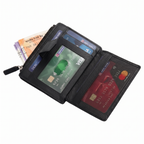 CRYFAX FIZOPSS PATTERN MEN'S LEATHER WALLET