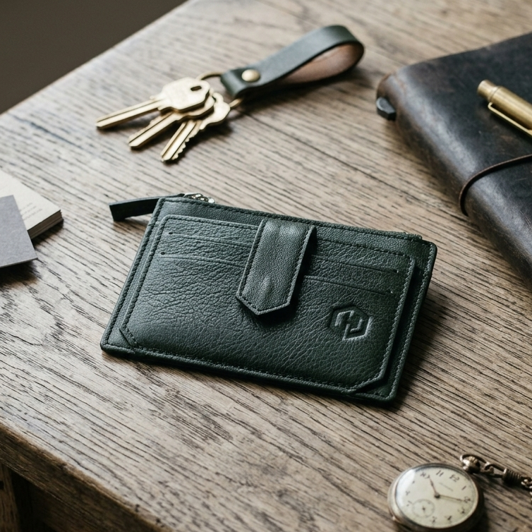 CRYFAX MESTIC PATTERN MEN'S LEATHER WALLET