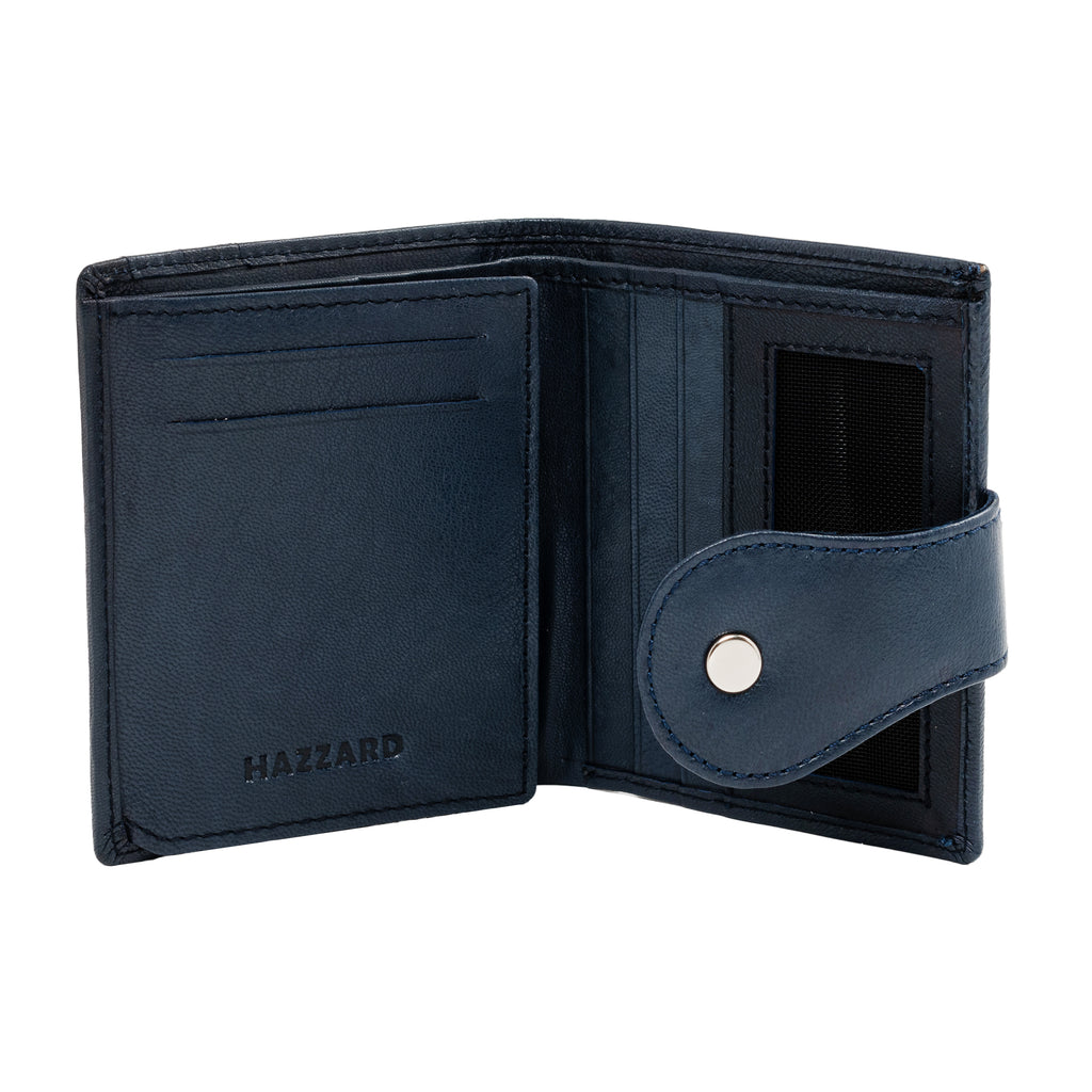 CRYFAX ERRIC PATTERN MEN'S LEATHER WALLET