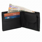 CRYFAX MEMONJA PATTERN MEN'S LEATHER WALLET