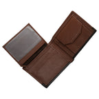 CRYFAX DENNY PATTERN MEN'S LEATHER WALLET