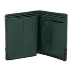 CRYFAX OSTRICH PATTERN MEN'S LEATHER WALLET