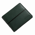 CRYFAX BRIGHT PATTERN MEN'S LEATHER WALLET