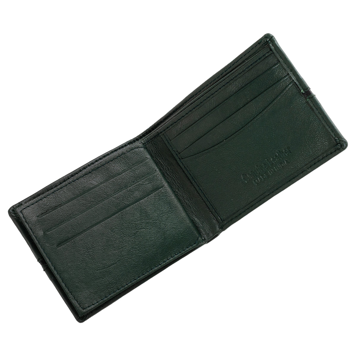 CRYFAX BRIGHT PATTERN MEN'S LEATHER WALLET