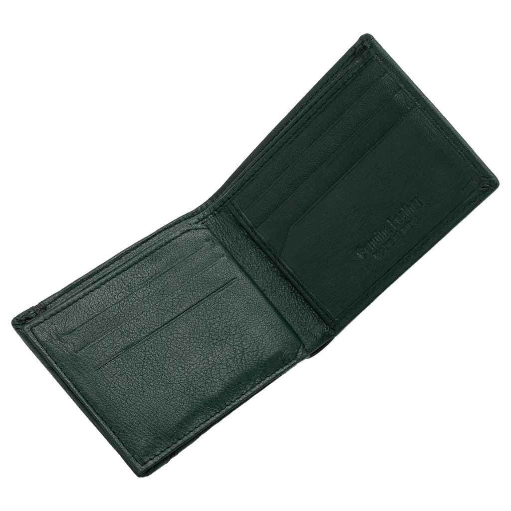 CRYFAX HIDRO PATTERN MEN'S LEATHER WALLET