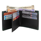 CRYFAX ZETRO PATTERN MEN'S LEATHER WALLET