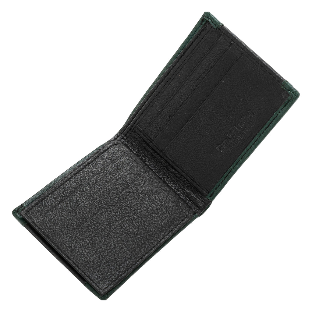 CRYFAX ZETRO PATTERN MEN'S LEATHER WALLET