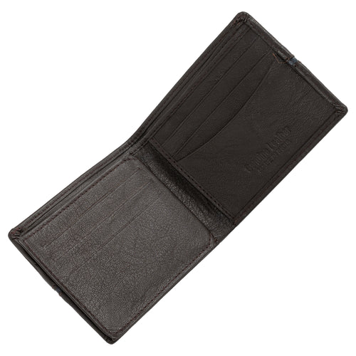 CRYFAX CENAL PATTERN MEN'S LEATHER WALLET