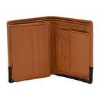 CRYFAX LIBRA PATTERN MEN'S LEATHER WALLET