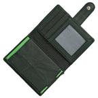 CRYFAX EXPRESSO PATTERN MEN'S LEATHER WALLET