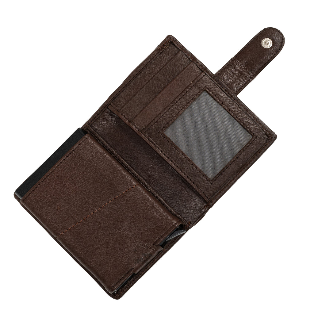 CRYFAX TONIC PATTERN MEN'S LEATHER WALLET