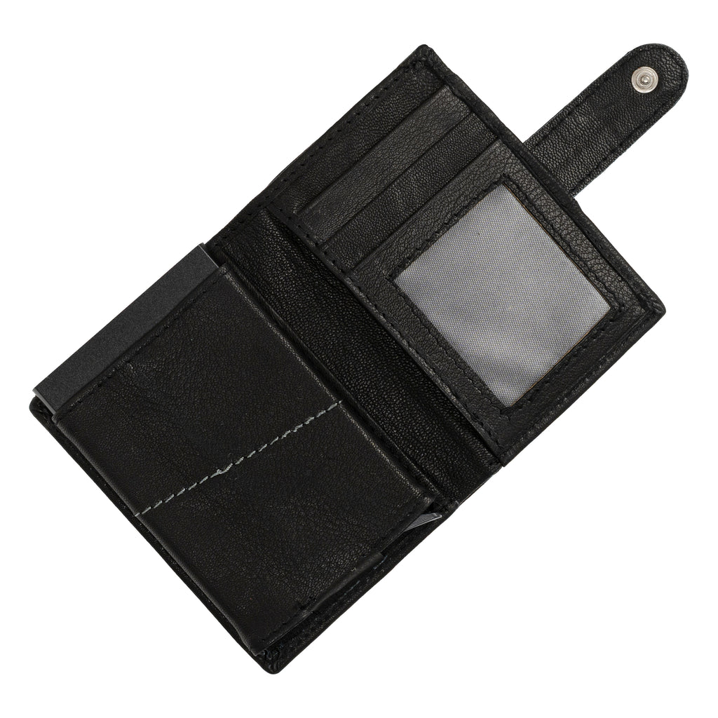 CRYFAX LETRIC PATTERN MEN'S LEATHER WALLET