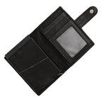 CRYFAX LETRIC PATTERN MEN'S LEATHER WALLET